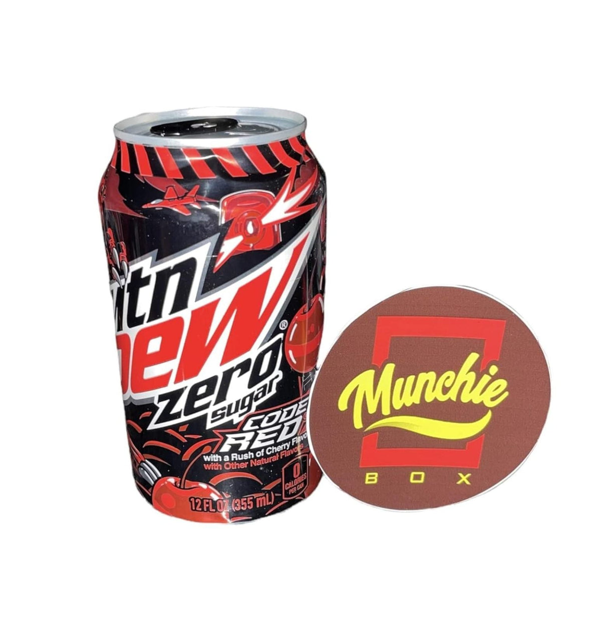 (4 pack) Mtn Dew Code Red Zero - Sugar with saney Coaster 12 oz Cans (Code Red Zero Sugar (Pack of (12) Cans 12 oz))