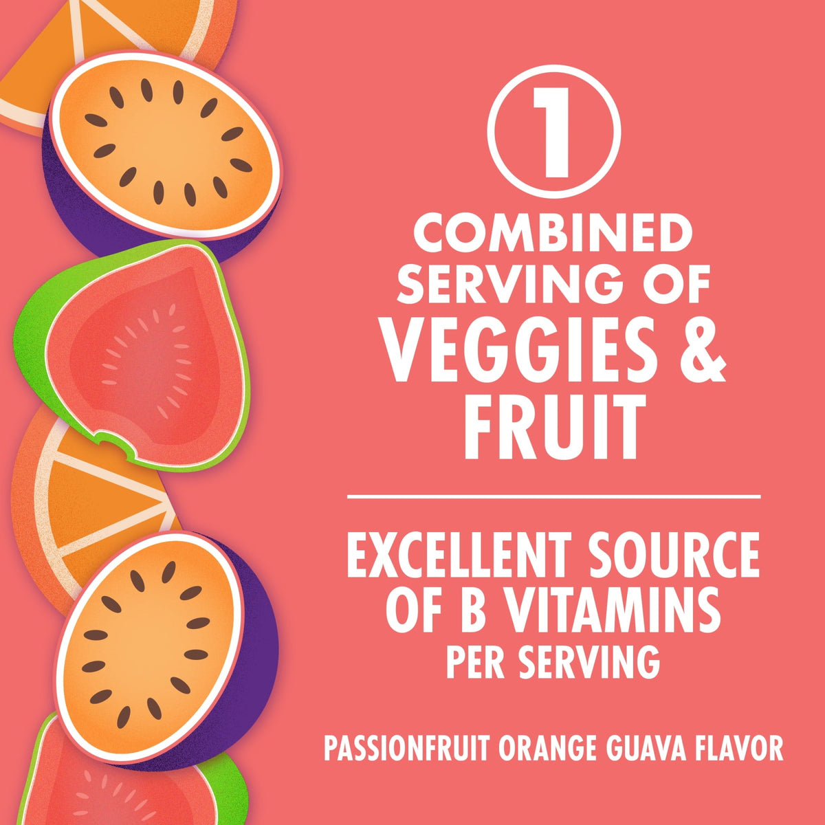 (4 pack) V8 +Energy Passionfruit Orange Guava Juice Energy Drink, 8 fl oz (24 Pack)